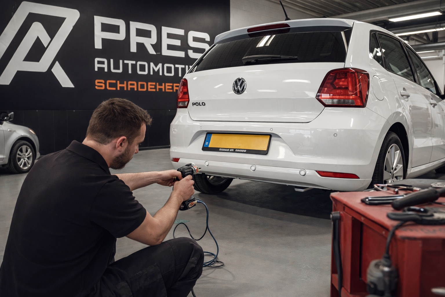Professioneel ingebouwde parkeersensoren met nette afwerking