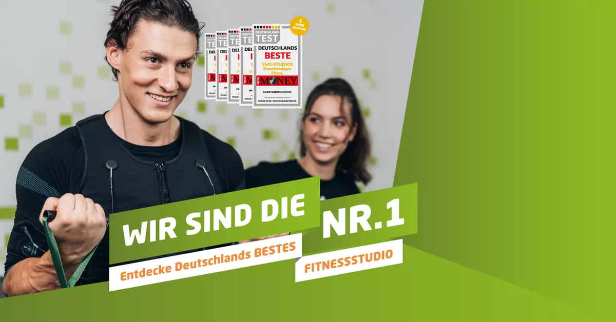 2x / 5x 20 Min. EMS Personal Training inkl. Funktionswäsche & Wasser-Flatrate für 1 Person (bis 64% sparen) - Primary Image
