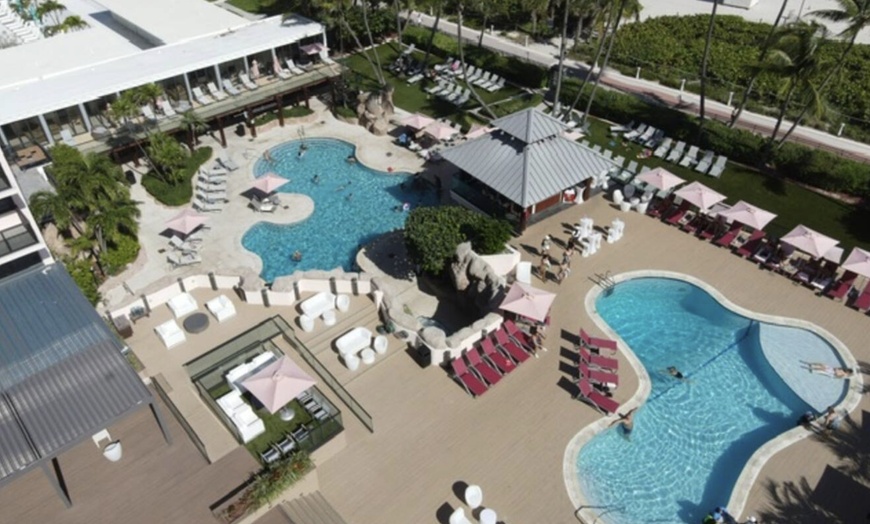 Image 1: Enjoy a Poolside Rental, or Poolside Cabana with Beach Access