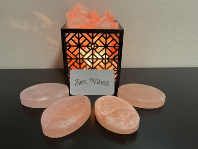 90 Minutes: Zen Spa Sampler with Himalayan salt hot stones, aroma, relaxing massage, hot towels, and foot scrub - Zen Vibes Massage