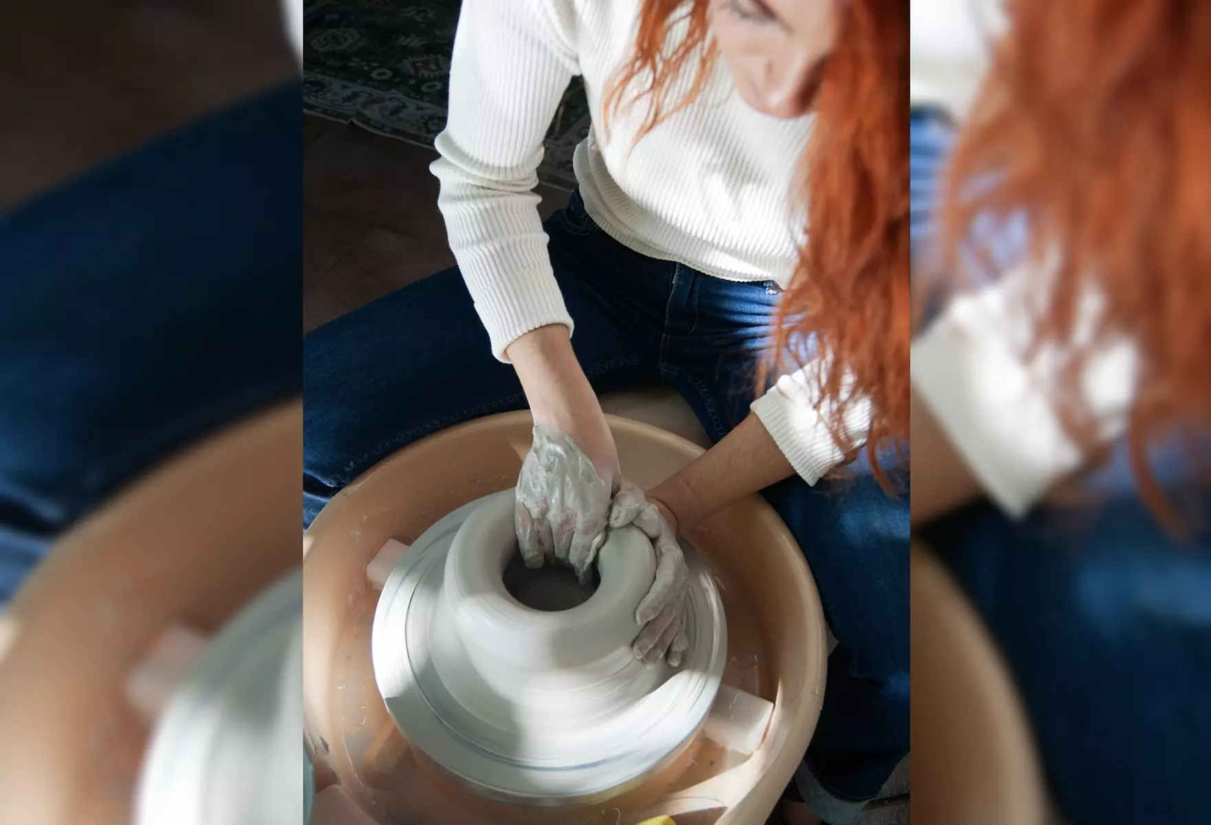 Taller de cerámica de 2 h con copa de vino para 1 o 2 personas