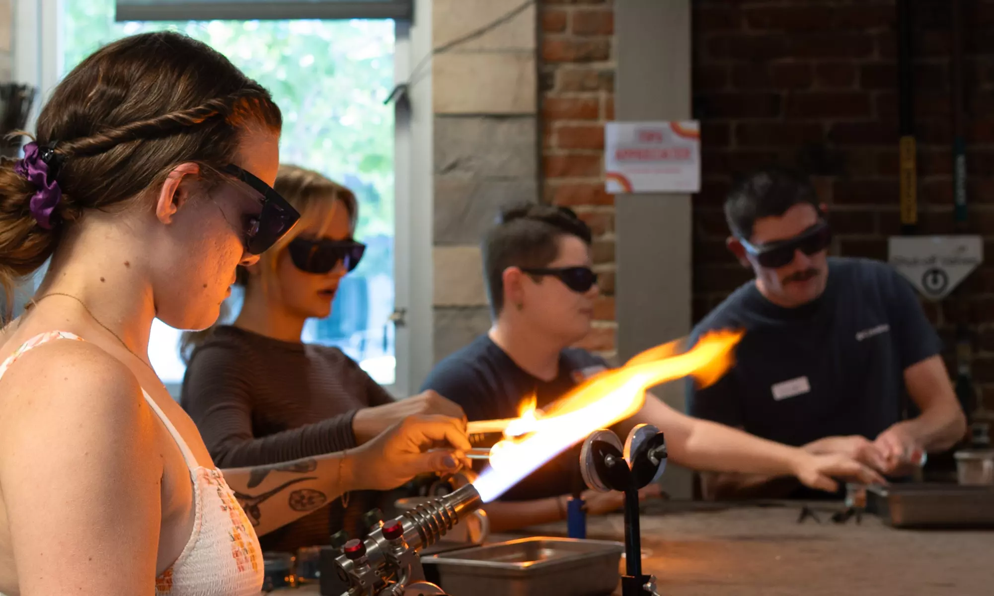 Discover your artistic side with interactive glassblowing classes