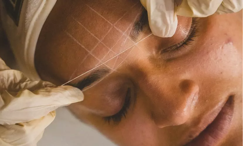 Experience eyebrow shaping and waxing services at Mantra Massage with options including tinting, all up to 16% off - Primary Image
