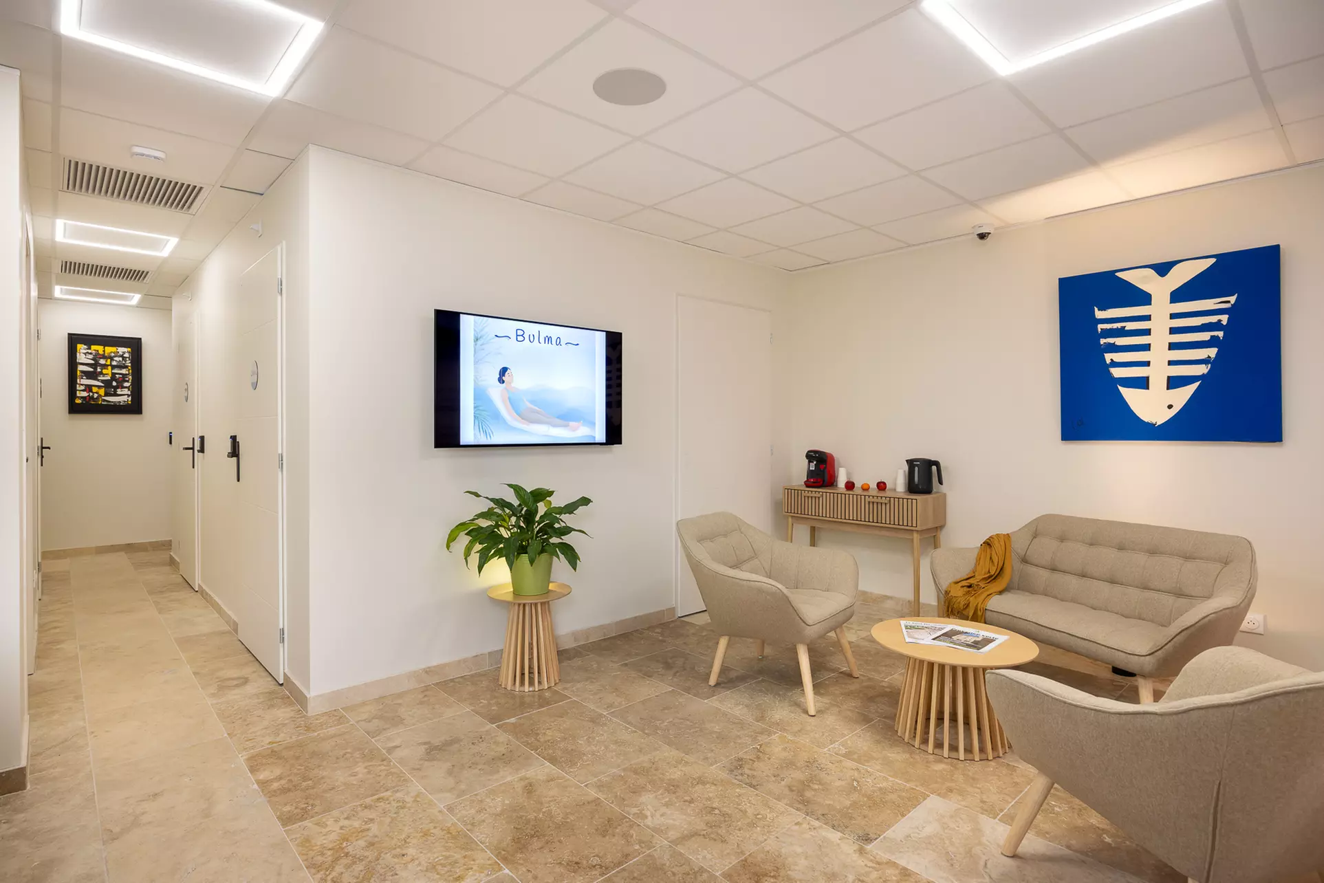 Séance de relaxation sur lit hydromassant avec Bulma