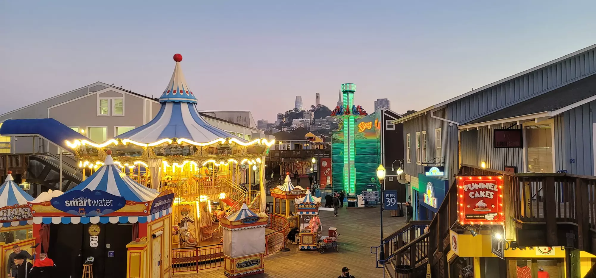Enjoy a Combo of Carousel and Thrilling Bay Plunge at Pier 39