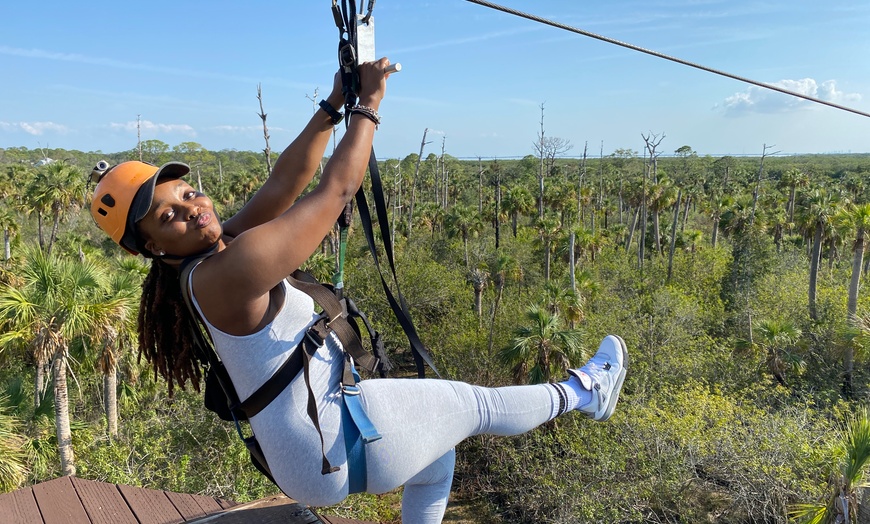 Image 8: Zipline Adventure and Leap of Faith Experience at Empower Adventures 