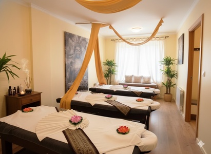 En solo (1 personne) : modelage thaï traditionnel, modelage mixte (thaï et huiles) ou modelage aux huiles chaudes d'1h - Ariya Thai Spa