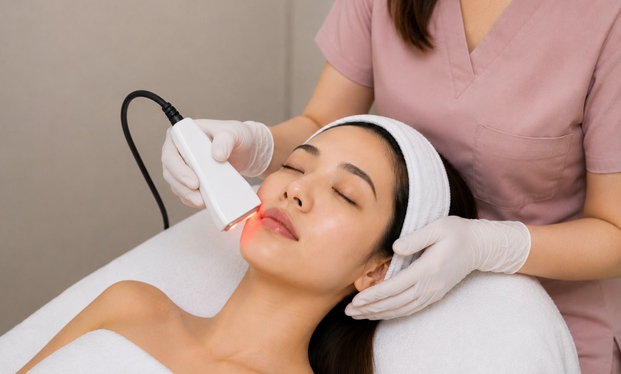 Image 2: Aqua Facial with Face Lifting Laser or Radio Frequency Skin Tightening