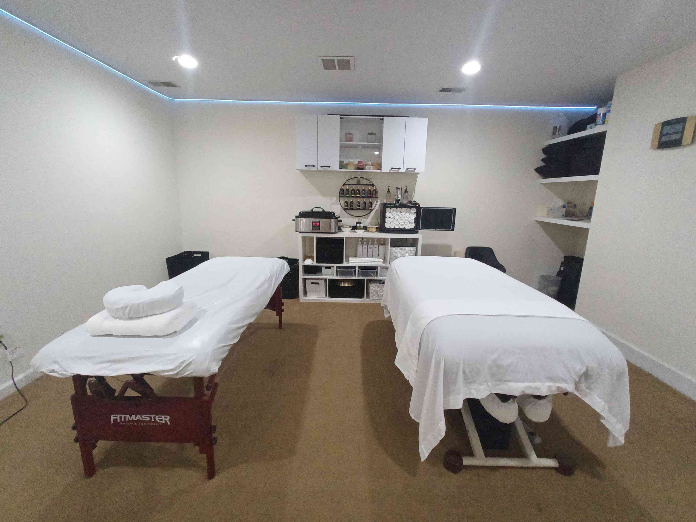 Rejuvenating body scrub with table shower or massage combo