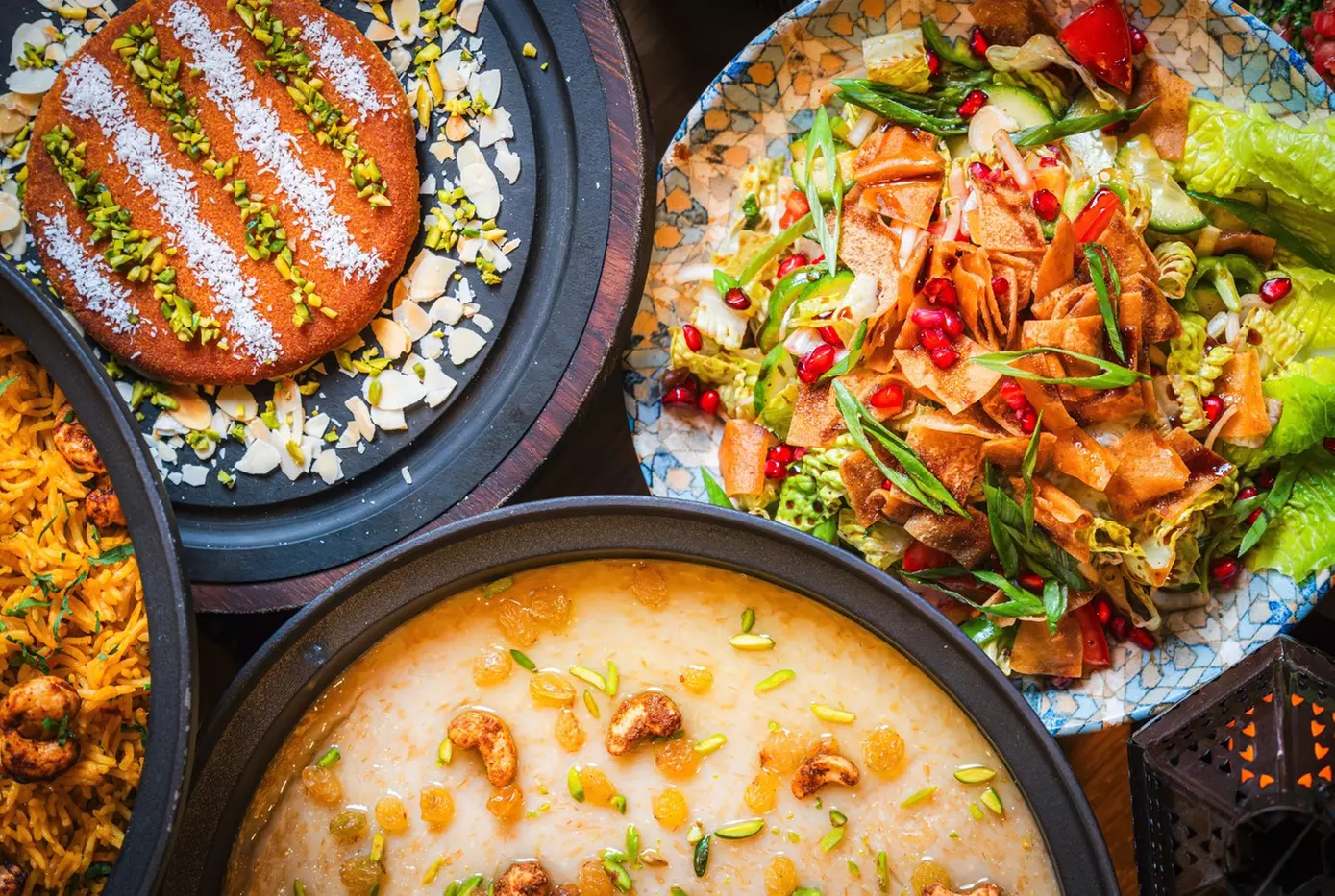 Elevated Ramadan Buffet with Drinks - Live Cooking and Skyline Views