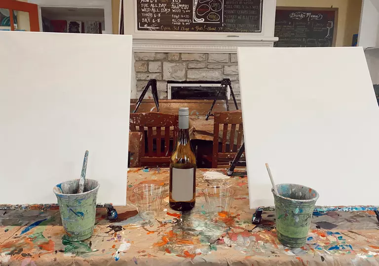 Transform Blank Canvases into Masterpieces: 2.5-Hour Canvas Painting Class