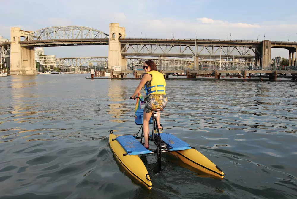 Enjoy 90-Minute Sunset Ride on Waterbike at BC Water Bikes