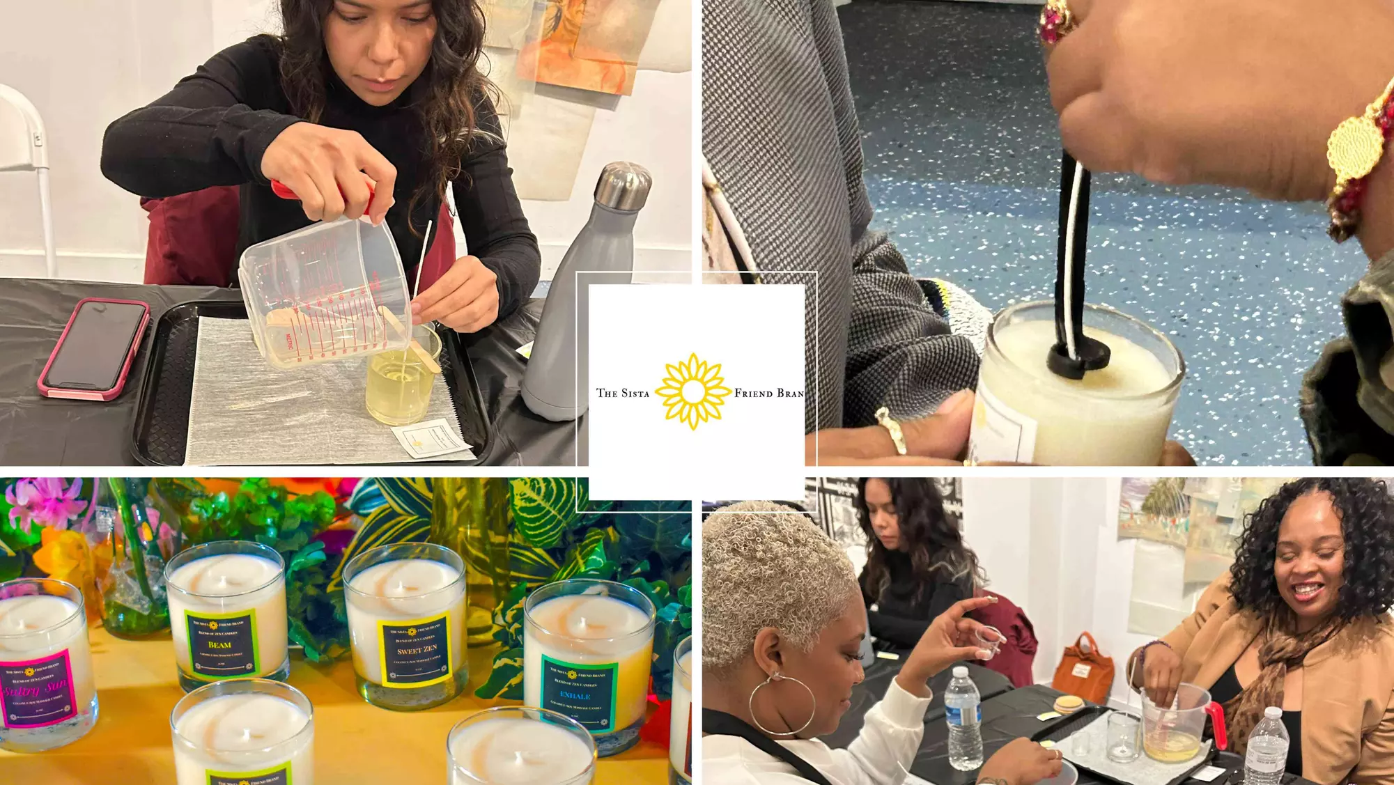 Craft a Solo Masterpiece with The Sista-Friend Brand’s DIY Candle Workshop for One, Two, or Four (Up to 30% Off) - Primary Image