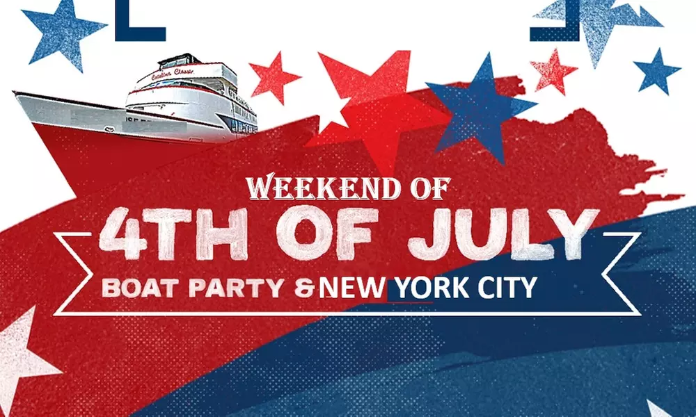 JULY 4th WEEKEND PARTY CRUISE NEW YORK CITY - Primary Image
