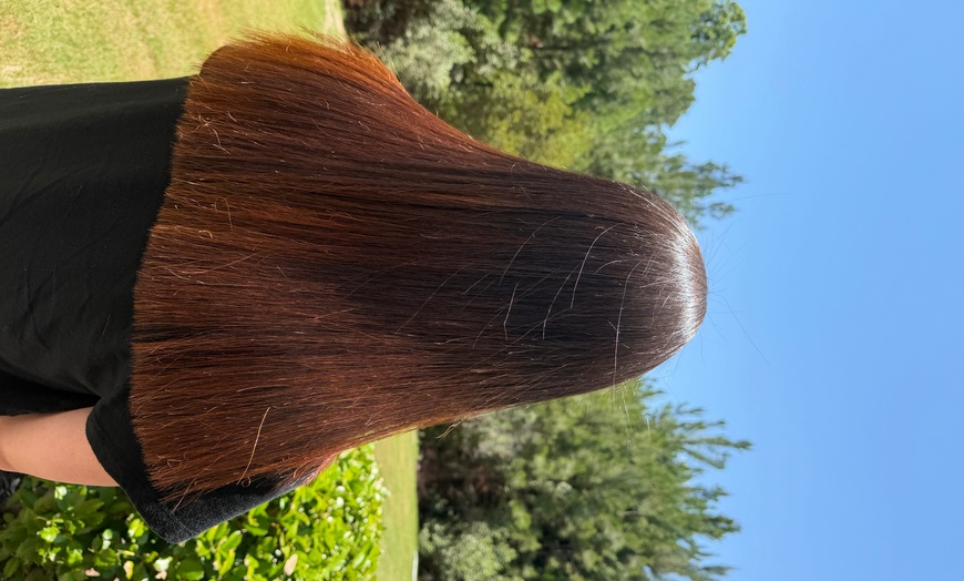 Image 2: Smooth, Frizz-Free Hair with Keratin or Organic Smoothing Treatment