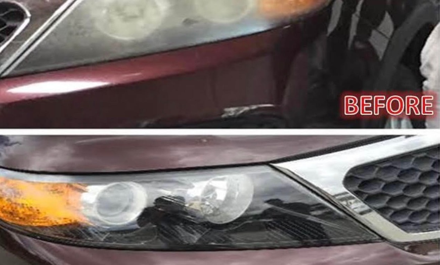 Image 1: Restore Your Headlights' Clarity and Shine with Extended Warranty