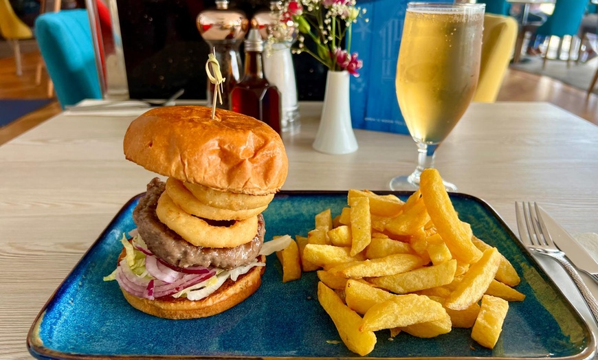 Image 1: Up to 40% Off on Restaurant speciality - Burgers at Lakeside Fish & Chips