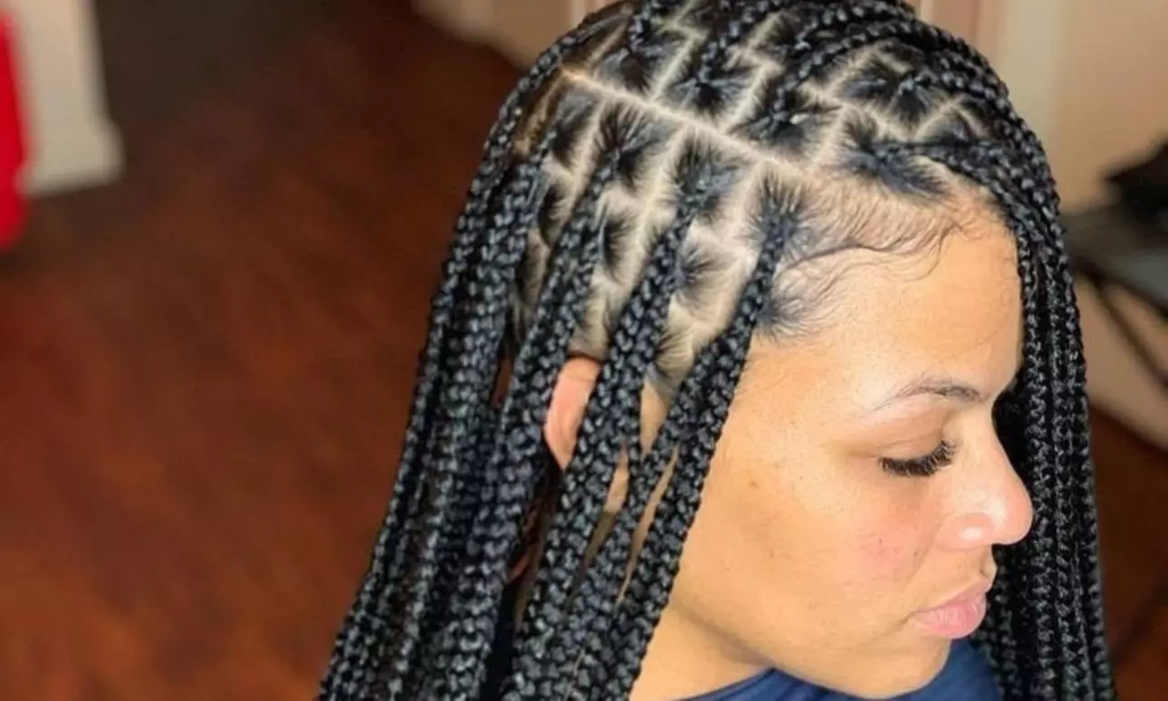 Braid Removal with Wash & Blow Dry or Knotless Braids at Lashes Brows and Esthetics by Anica Up To  49% Off - Primary Image