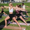 Image 1: Find Your Zen Outdoors with Five Class Yoga Pack