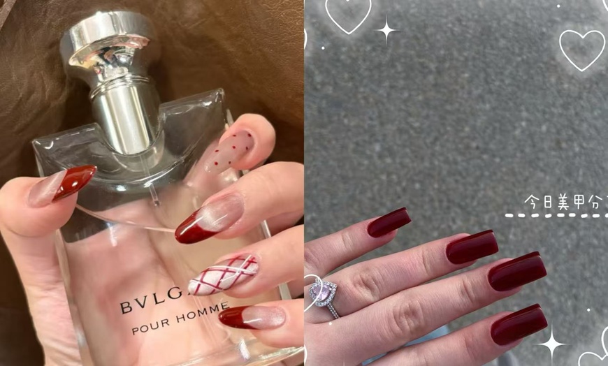 Image 2: Maniküre, Naturnagelverstärkung oder Nagelverlängerung mit Gel