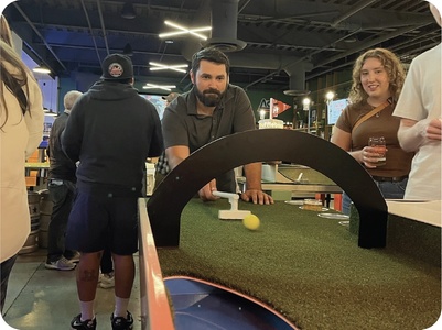 One round of Mini Golf, Duffleboard and Drink - For 2 - Flatstick Pub Redmond, WA