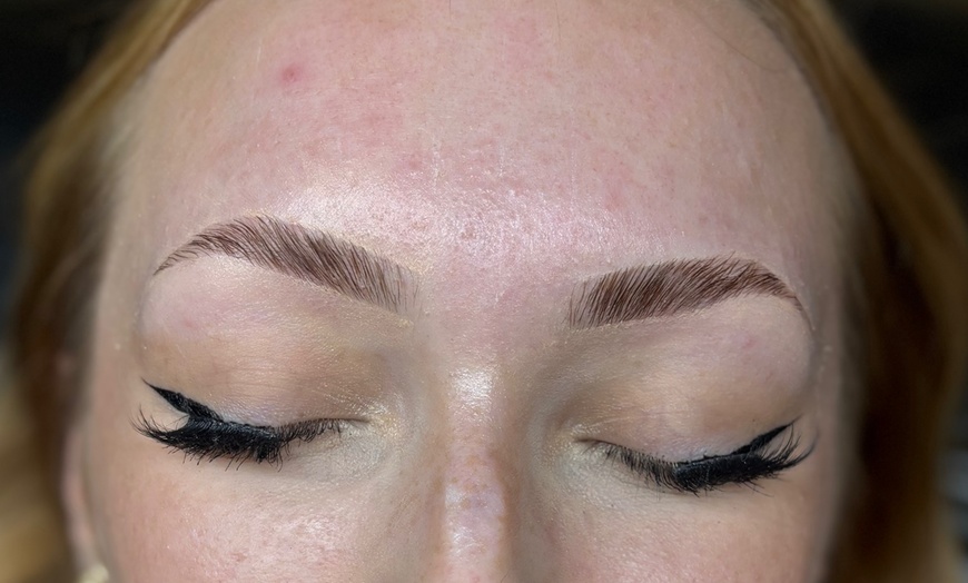 Image 3: Brow Sculpting Services – Wax, Tint & Lamination Options