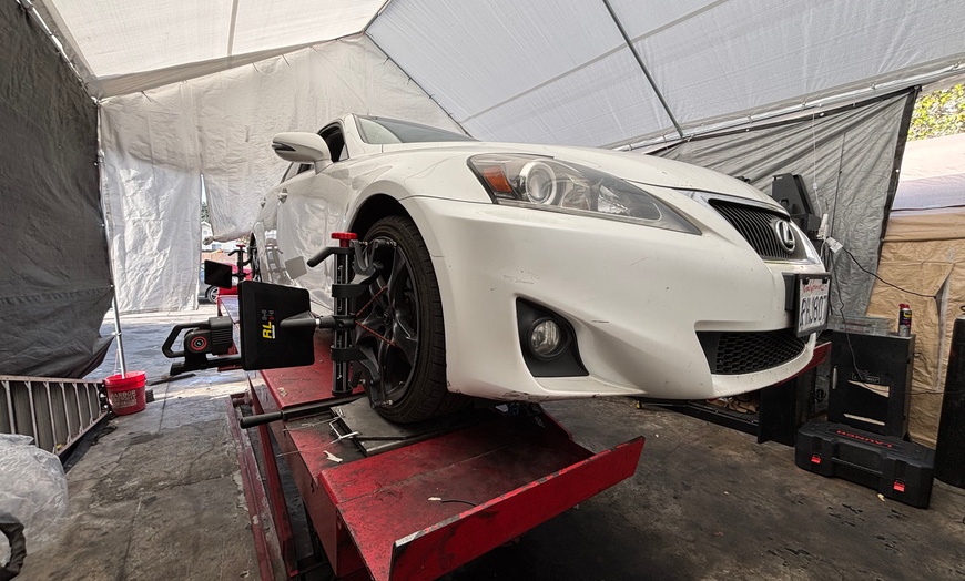 Image 3: Achieve Optimal Handling w/ 4-Wheel Alignment, Including Tesla Models