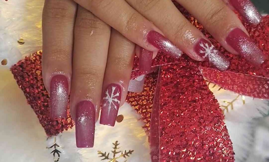 Image 3: One or Two Sessions of -Gel X Manicure, Deluxe Pedicure Spa and More