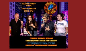 Tito’s Tuesdays at Comedy Village NYC on Multiple Dates at 7 PM