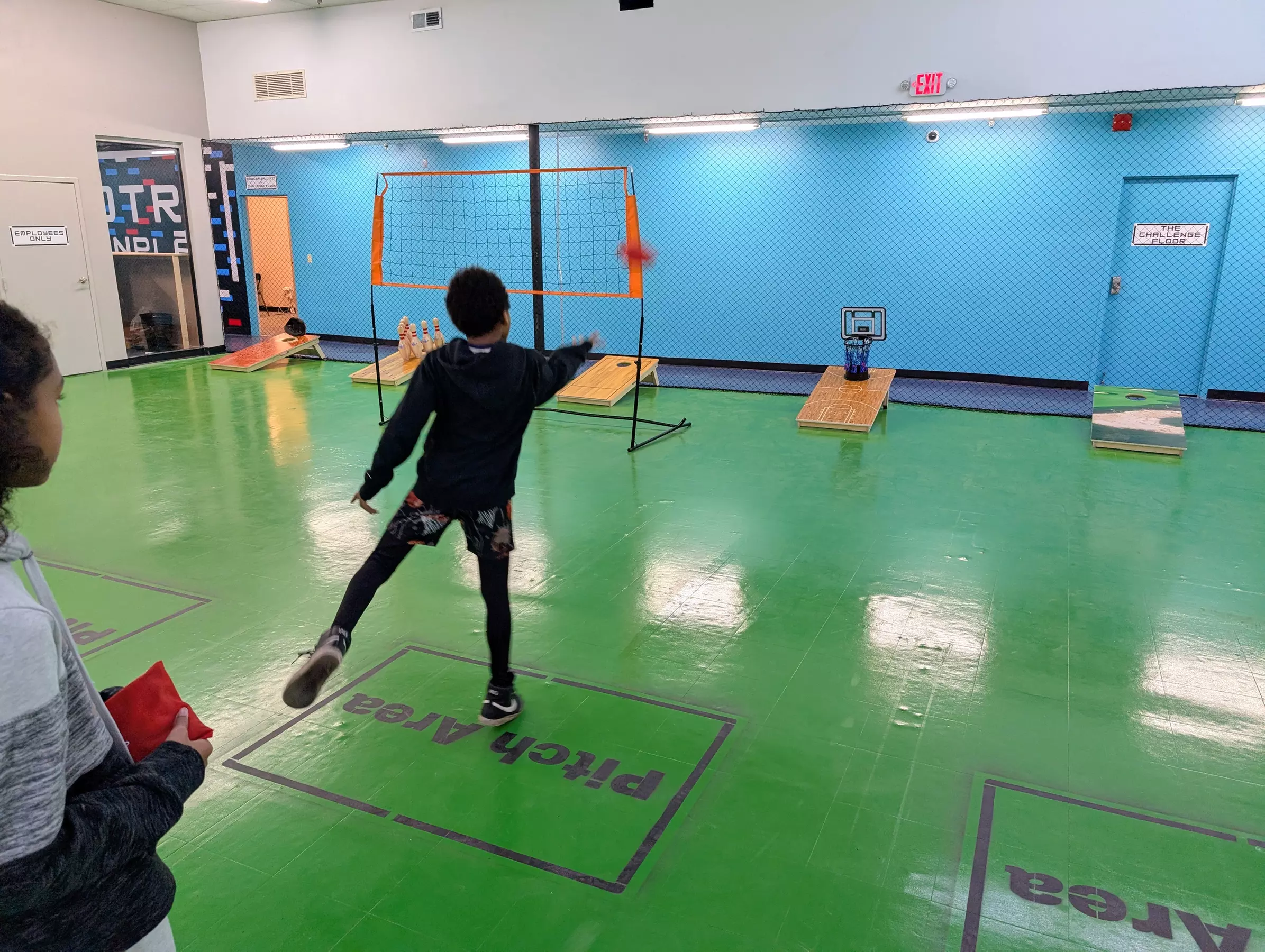 Up to 40% Off Cornhole Golf or LED Challenge Floor for All Ages