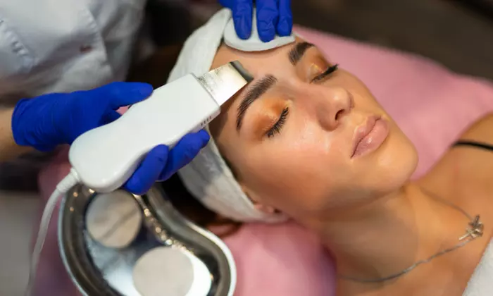 Revitalize Your Complexion With an Ultrasonic Facial Using Extractions, Microdermabrasion, LED or Under Eye Treatment - Primary Image