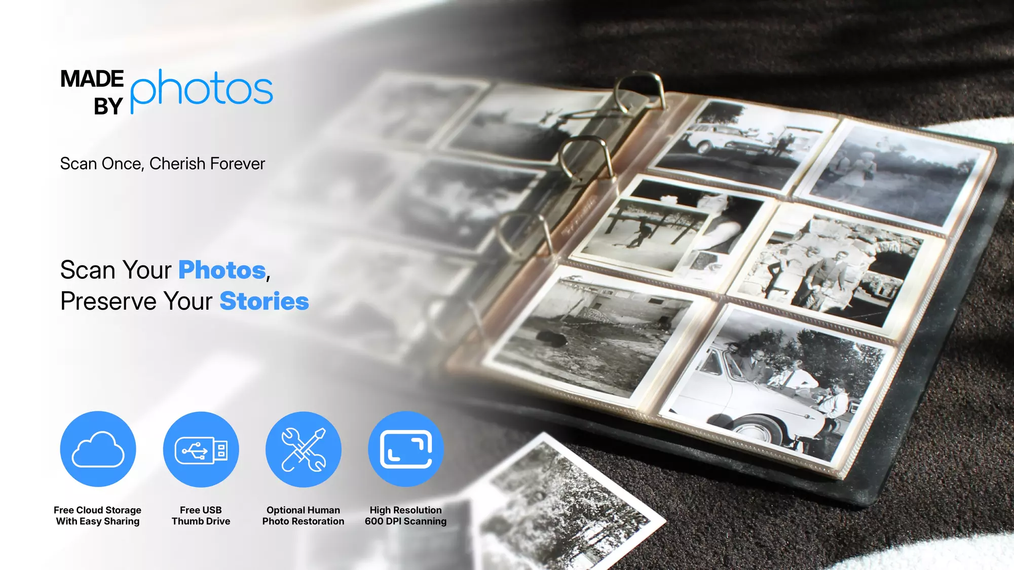 Scan 500 Photos with High-Resolution Digitalization