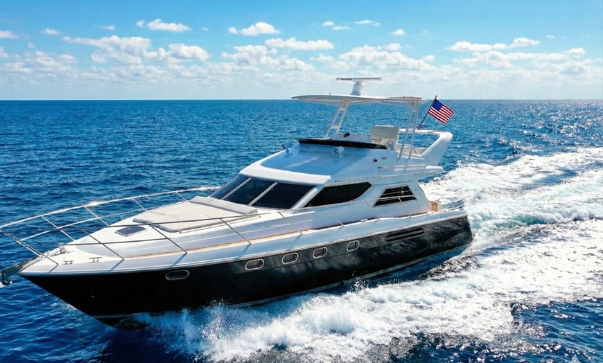 Image 2: Private Yacht Adventure with Jet Skis and Free Extra Hour