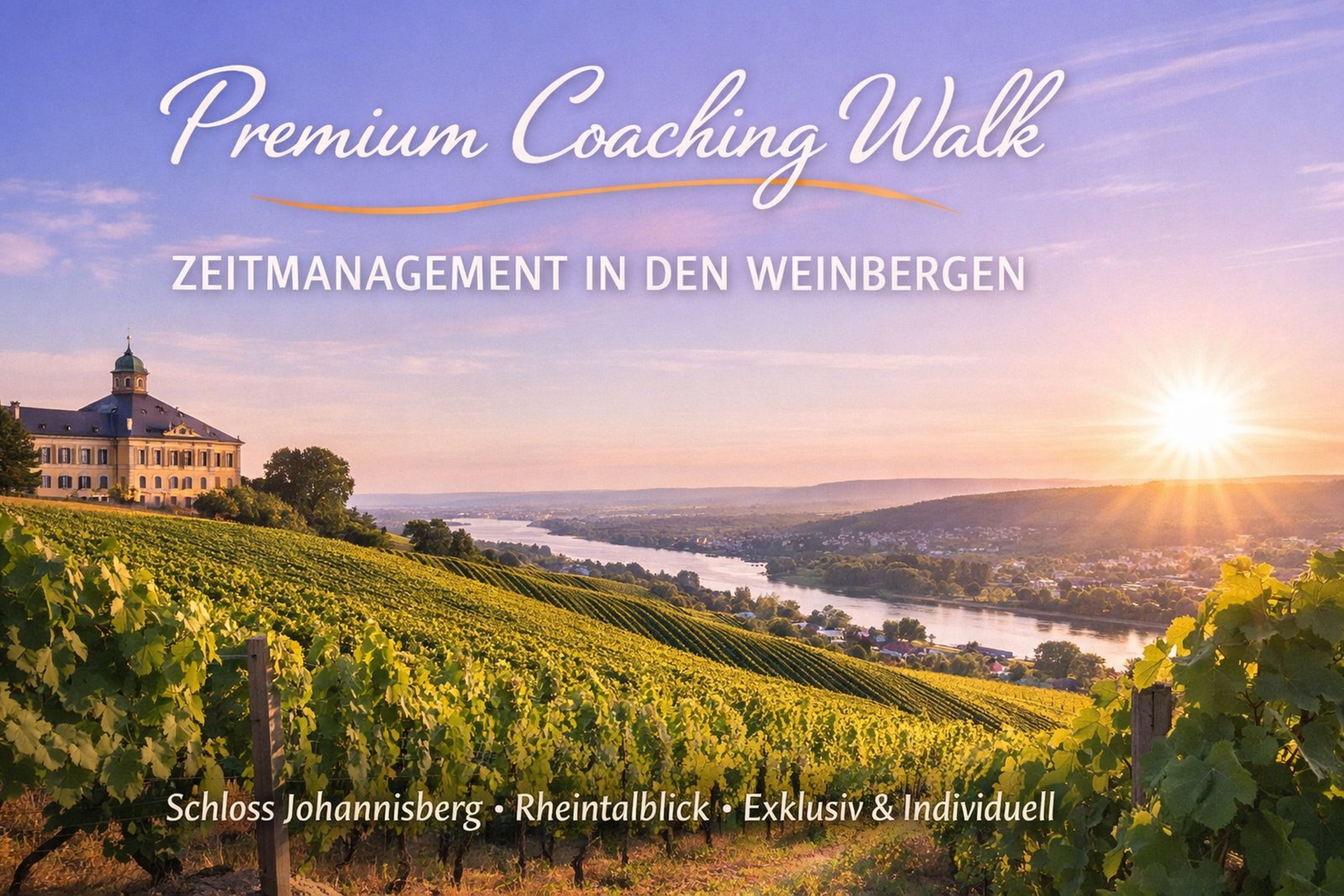 Premium Coaching Walk: Zeitmanagement & Klarheit im Rheingau