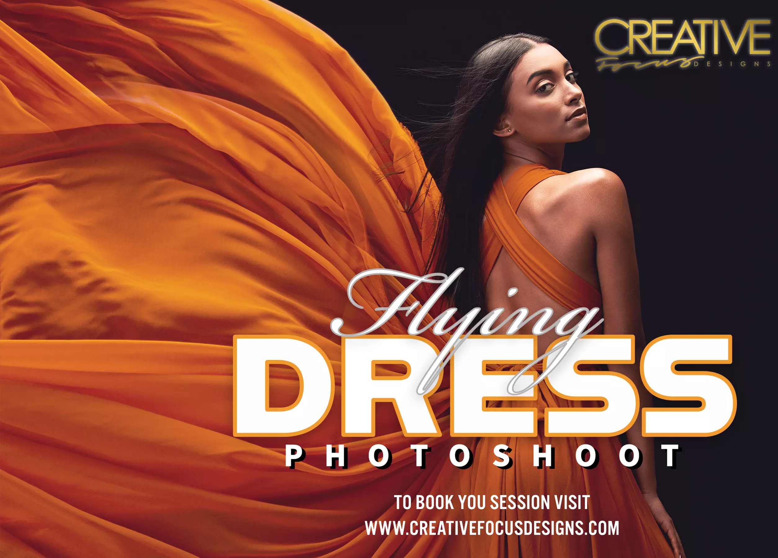 Capture Moments w/ 60 or 90 Min On-Location Flying Dress Photography Session with Photo Package (Up to 55%Off) - Primary Image