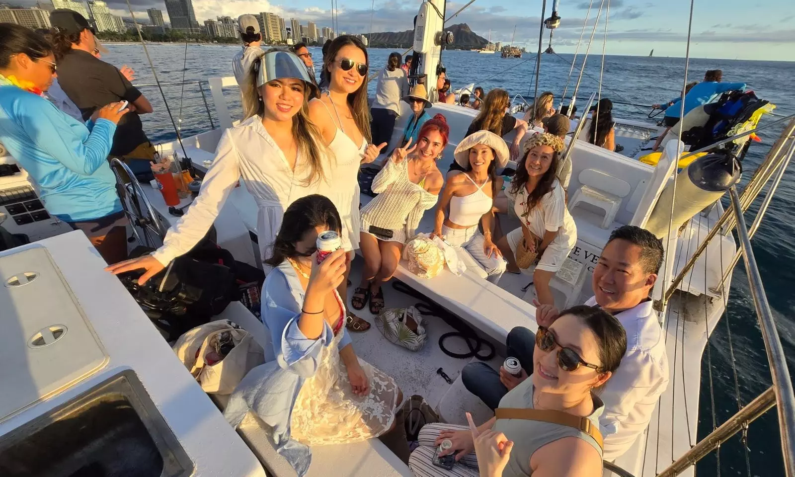 Up to 35%Off for 2-Hour Swim & Sunset Sail for One from Island Magic Charters LLC (Waikiki Adventure Sails)