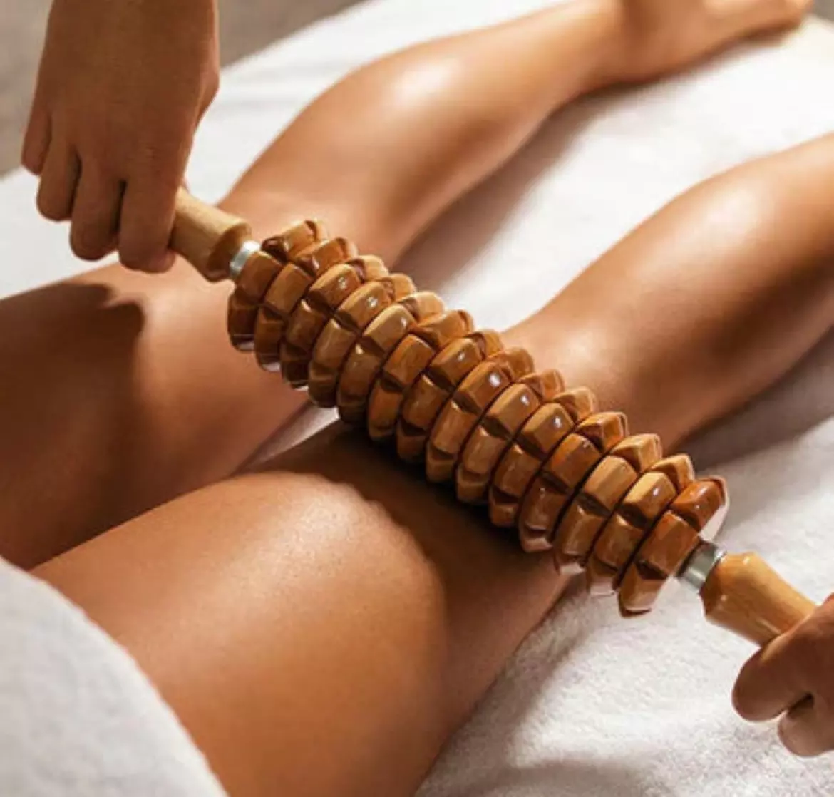 Madérothérapie et pressothérapie cryo pour des jambes légères