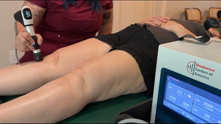 Shockwave Therapy - Consultation, Exam, and 1 Shockwave Treatment for one region. - Kasputis Chiropractic