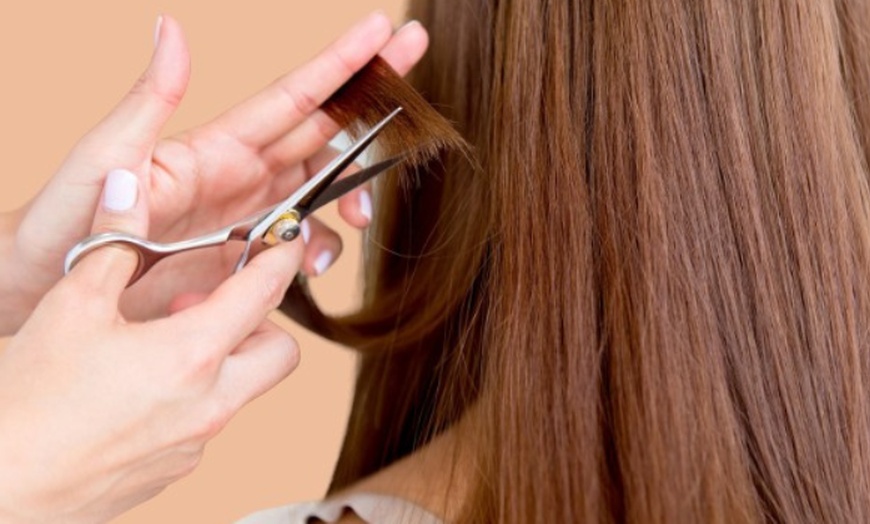 Image 1: Up to 58% Off on Salon - Women's Haircut at Vicky's Studio