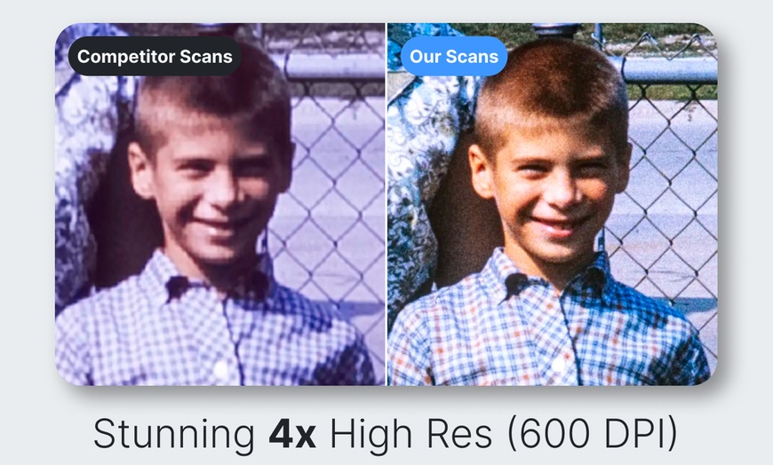 Image 4: Photo Scanning:19¢ per. Send First, Pay After. 4x Resolution 600 DPI