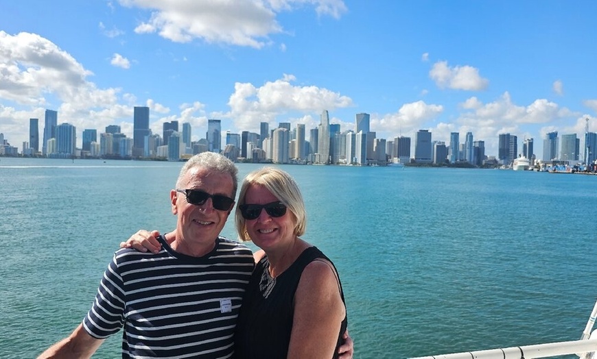 Image 1: Explore Iconic Miami Landmarks Tour+ Millionaire’s Row Cruise for 1, 2, 3, or 4 (Up to 45% Off)