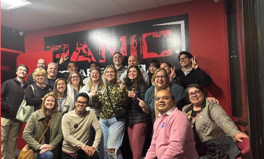 Image 1: True Crime, Blockbuster, or Escape the Afterlife Escape Rooms for 4-10