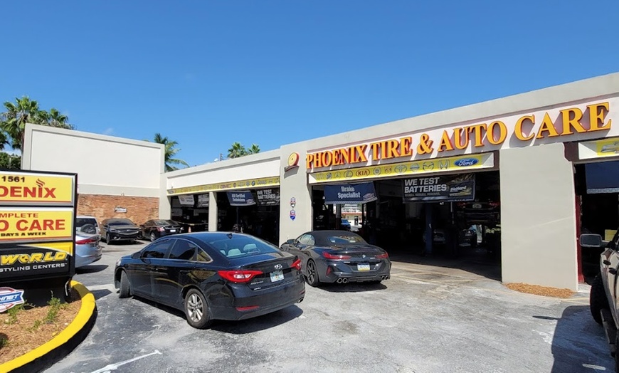 Image 1: Upgrade to a Synthetic or Conventional  Oil Change and Alignment