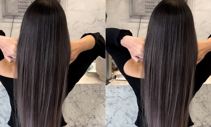 Image 1: Haircut, Conditioning & Blow-Dry with Optional Color or Highlights