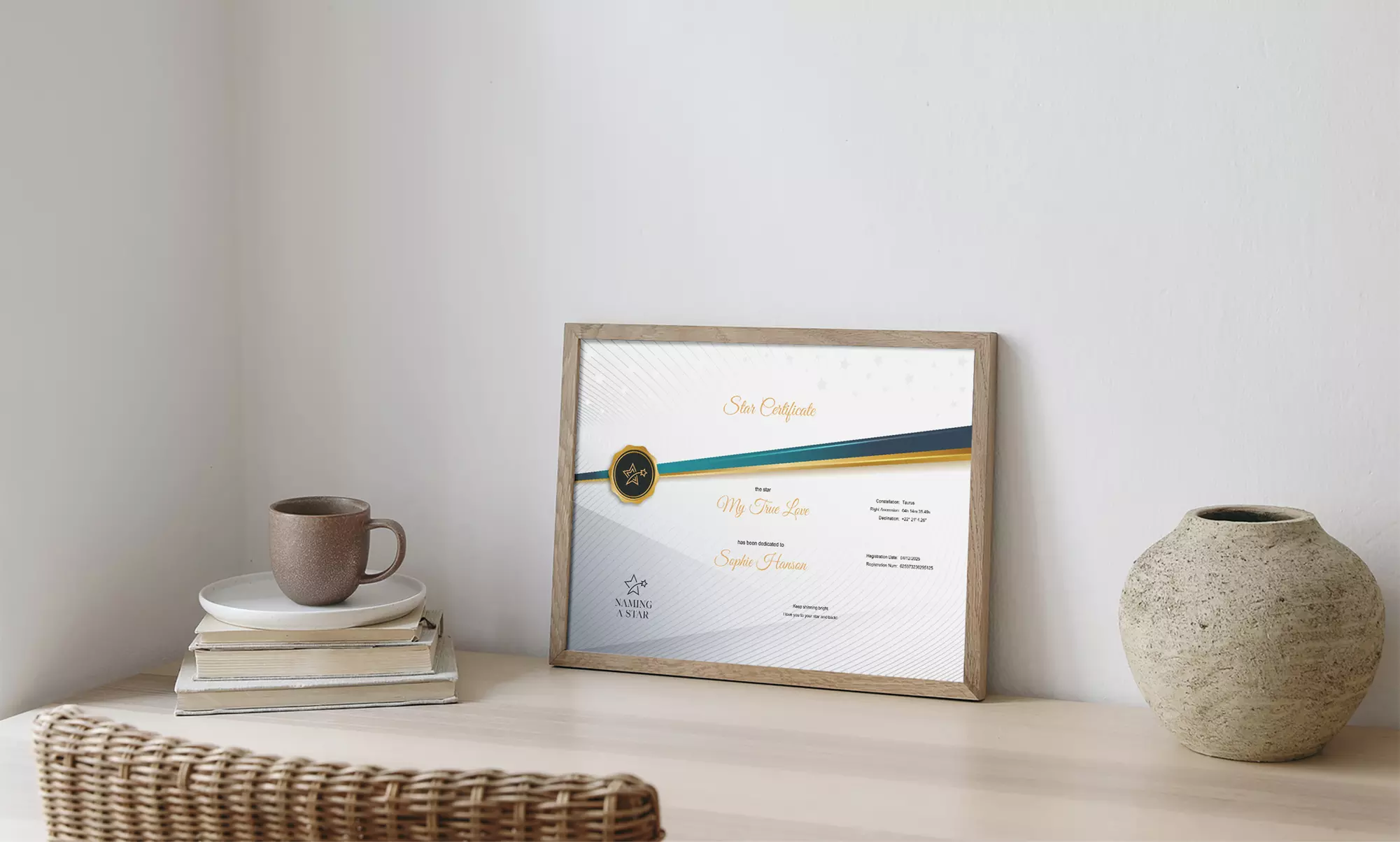 Name a Star Personalised Gift Package at Naming a Star