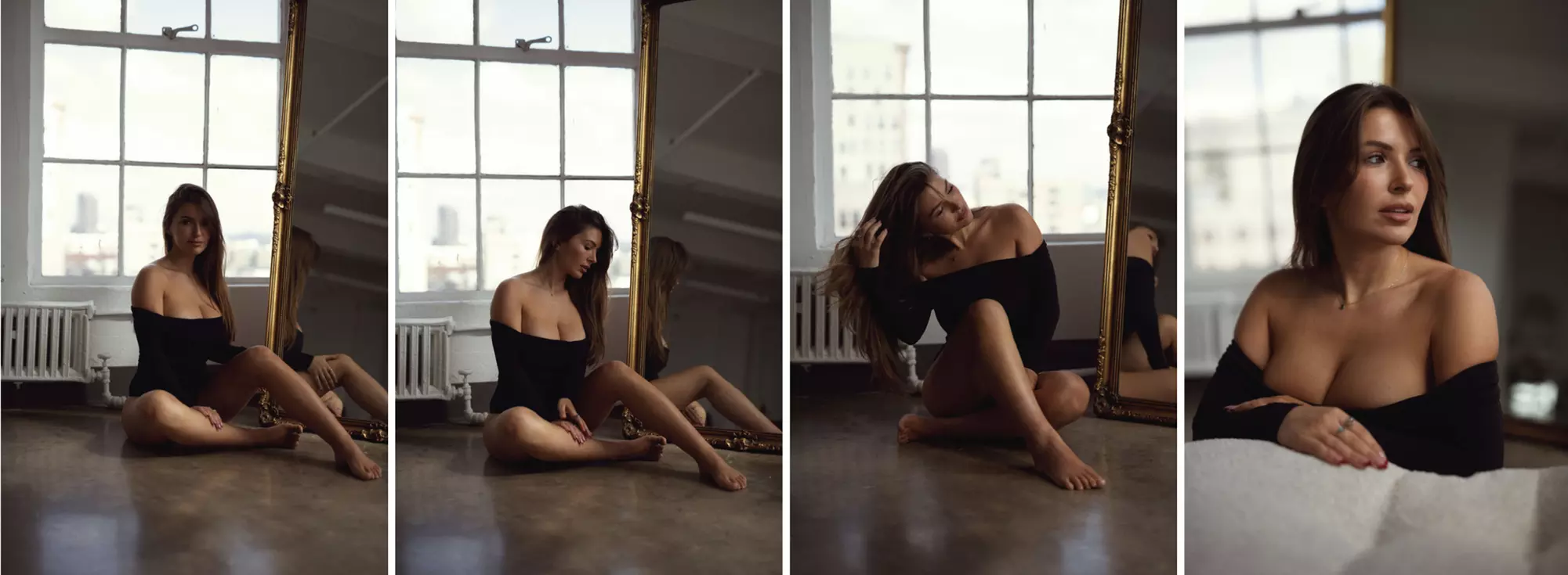Discover In-Studio or On-Location Boudoir Session with Digital Files