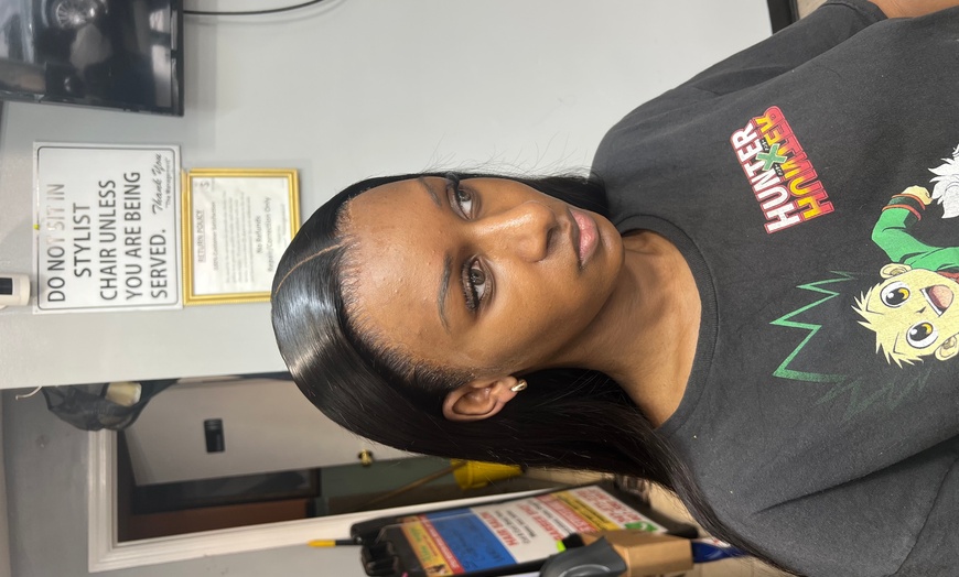 Image 1: Achieve the Perfect Style with a Wig Install or Traditional Sew In