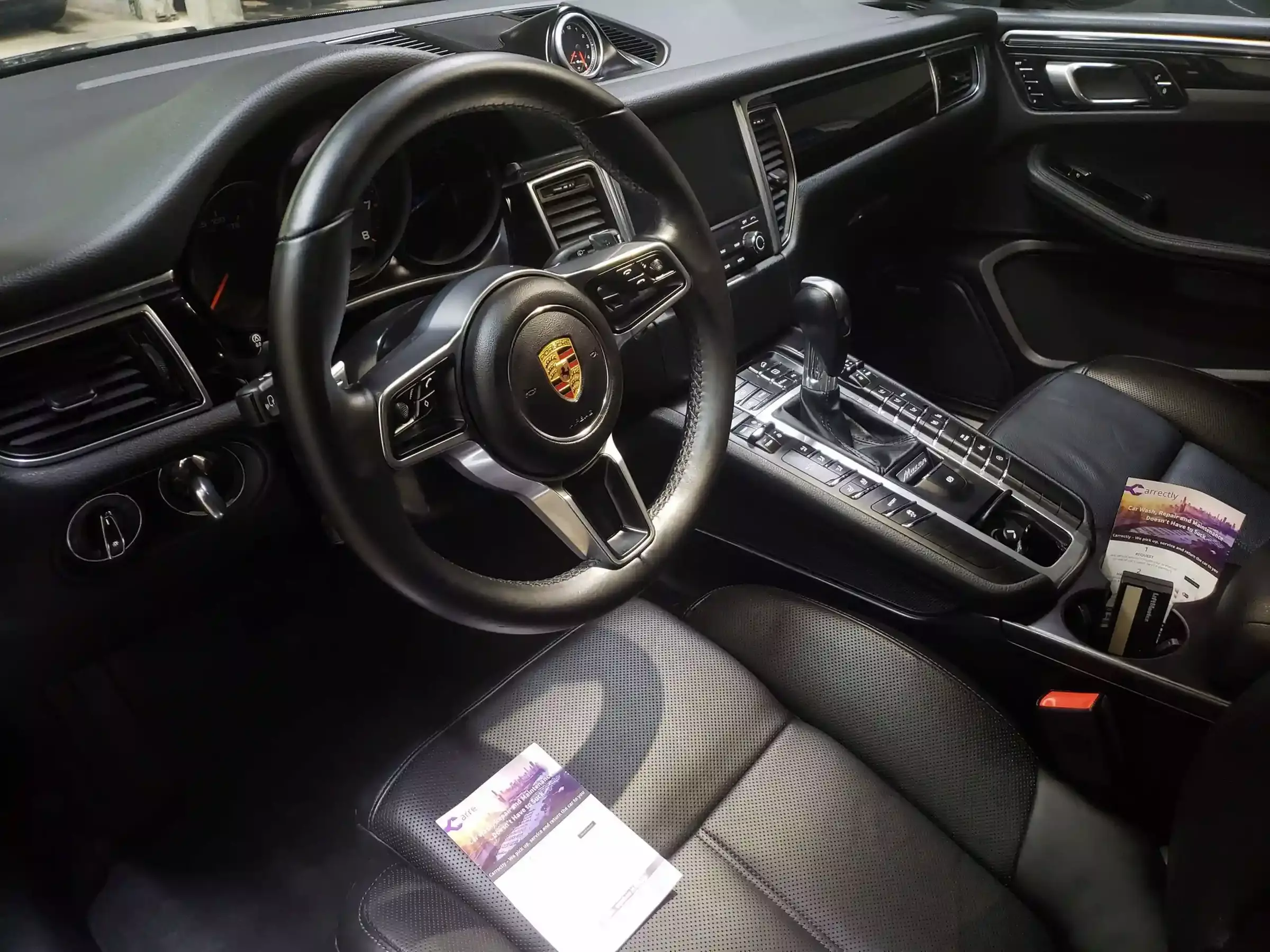 Carrectly's car detailing options Interior Car Detailing Package