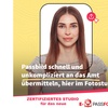 Image 2: 4 biometrische Passfotos mit Datei in Studioqualität für 1 Person (54% sparen)