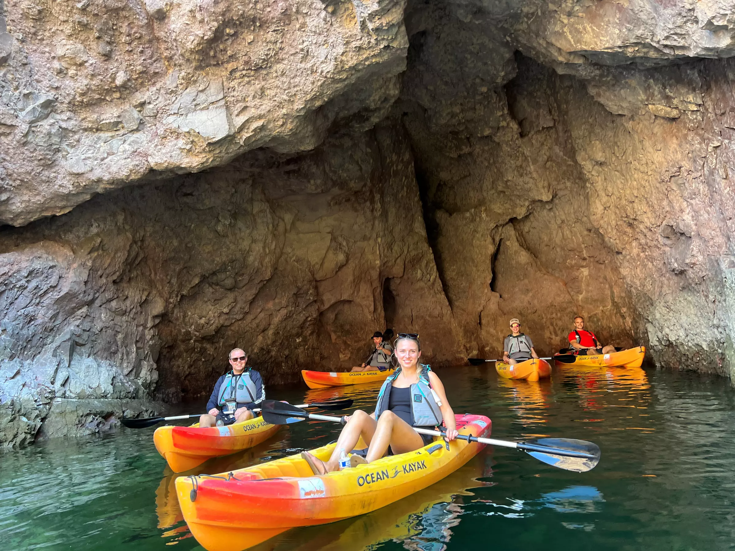 Las Vegas & Arizona: Colorado River Kayak Tour to Emerald Cave & More